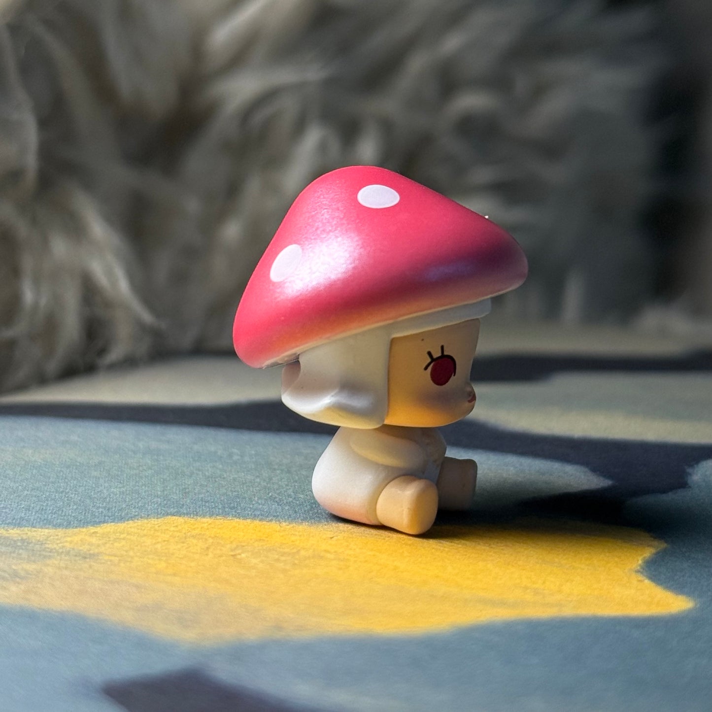 Pop Bean Mushroom Elf Series - Molly Pink Parasol Mushroom