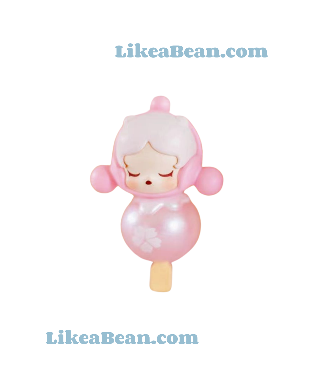 Pop Bean Sakura Sweetheart Series - Skullpanda Pink Snow Mochi