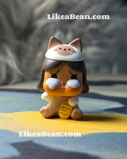 Pop Bean Lucky Cat Series - Crybaby Good Fortune