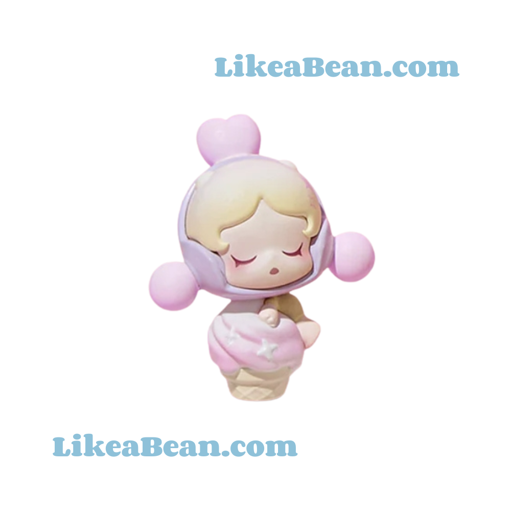 Pop Bean Ice Cream Cone Cup Series - Skullpanda Taro Boba