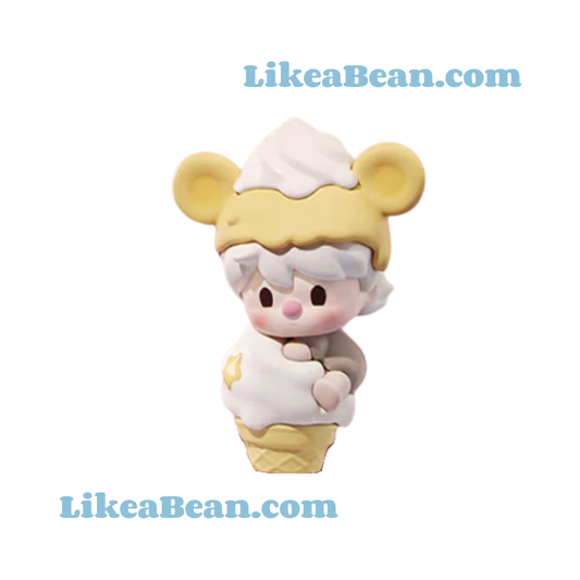 Pop Bean Ice Cream Cone Cup Series - Sweet Bean Lemon Vanilla