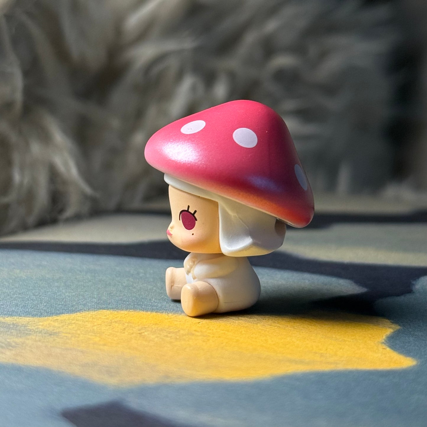 Pop Bean Mushroom Elf Series - Molly Pink Parasol Mushroom