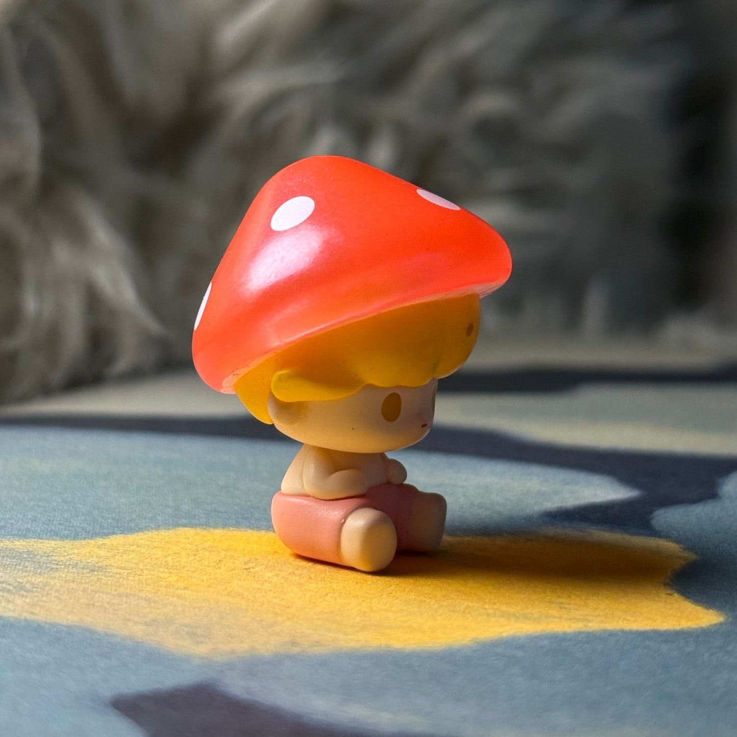 Pop Bean Mushroom Elf Series - Dimoo Spotted Red Mushroom