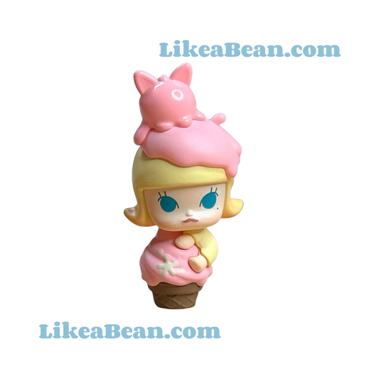 Pop Bean Ice Cream Cone Cup Series - Molly Pink Strawberry