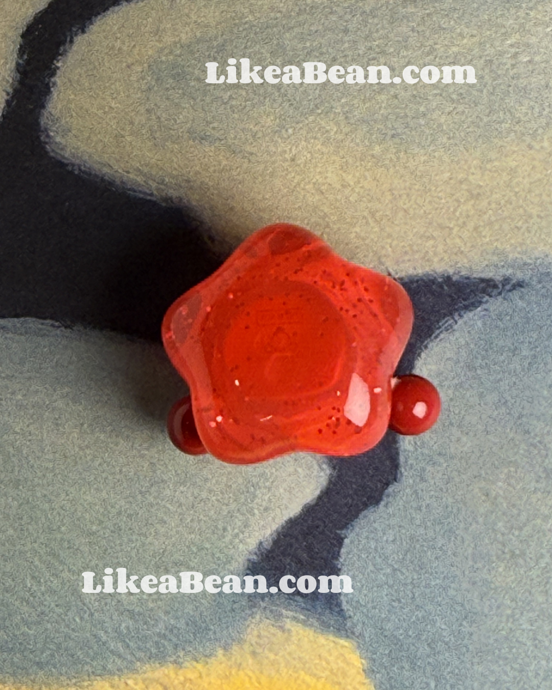 Pop Bean Lucky Star Series - Skullpanda Rose Red