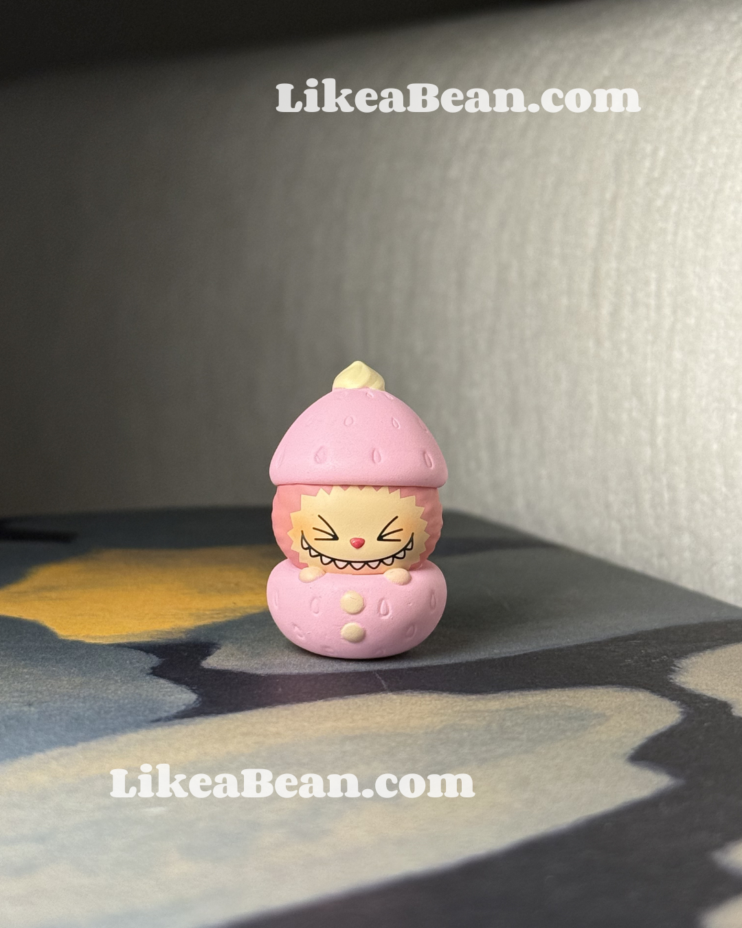 Pop Bean Strawberry Series - Labubu Pink Jade Strawberry