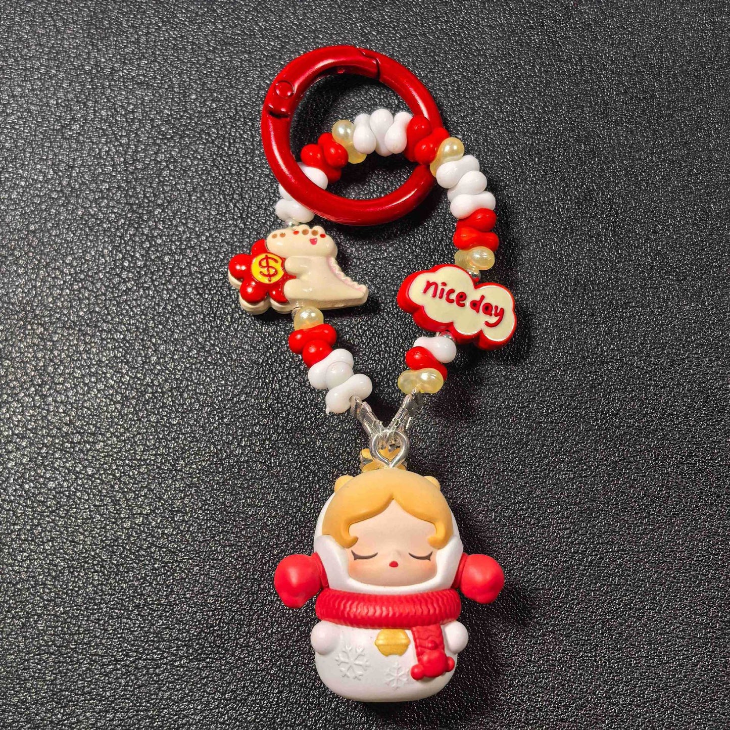 Bracelet Charm | Pop Bean Beaded Chain Pop Mart SKULLPANDA DIMOO MOLLY Figures