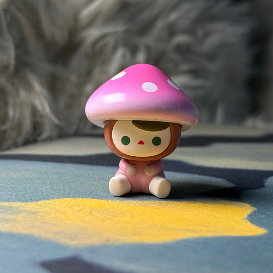 Pop Bean Mushroom Elf Series - Pucky Rose Parasol Mushroom