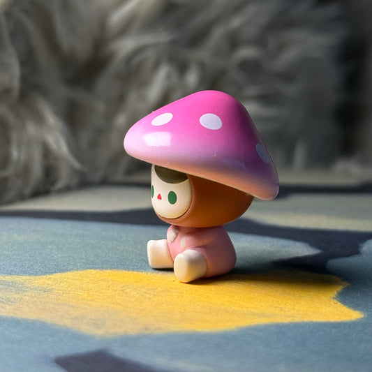 Pop Bean Mushroom Elf Series - Pucky Rose Parasol Mushroom