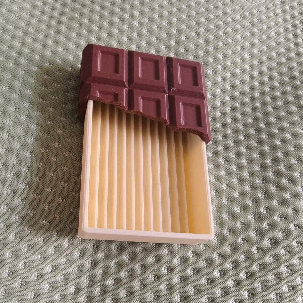 Chocolate-Inspired Perler Bead Tray – 12 Channels, Fits 2.6mm Beads