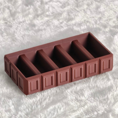 Chocolate-Inspired Perler Bead Tray – 12 Channels, Fits 2.6mm Beads