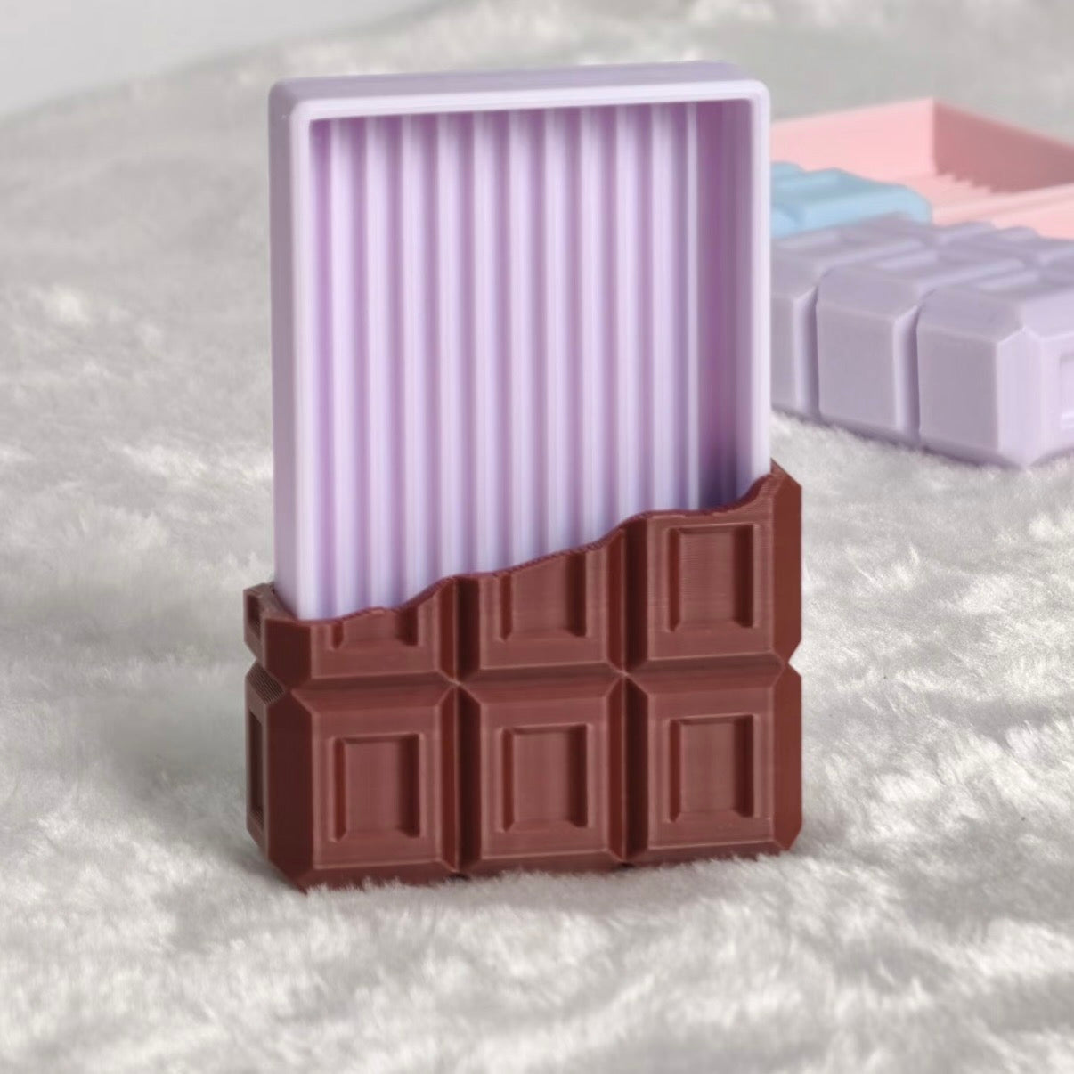 Chocolate-Inspired Perler Bead Tray – 12 Channels, Fits 2.6mm Beads