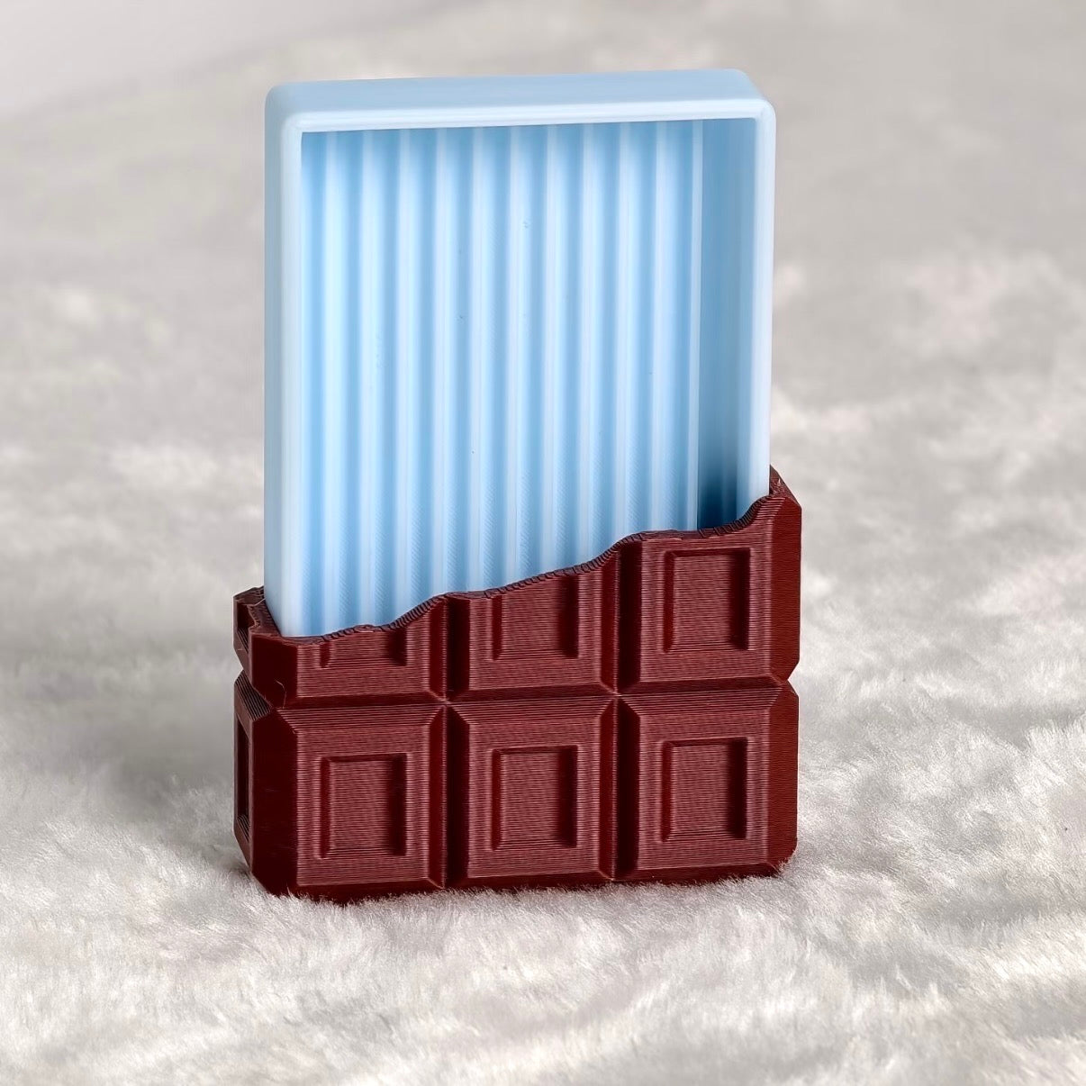 Chocolate-Inspired Perler Bead Tray – 12 Channels, Fits 2.6mm Beads