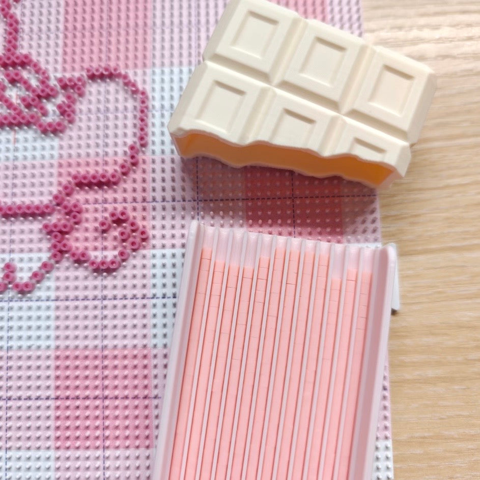 Chocolate-Inspired Perler Bead Tray – 12 Channels, Fits 2.6mm Beads