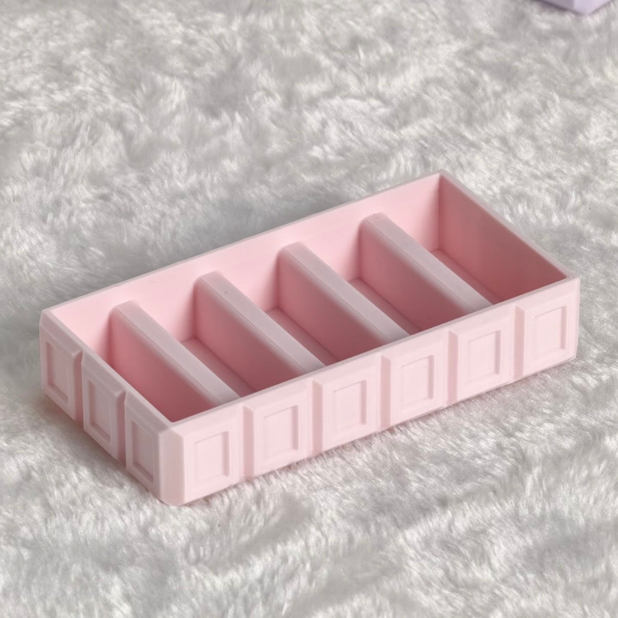 Chocolate-Inspired Perler Bead Tray – 12 Channels, Fits 2.6mm Beads