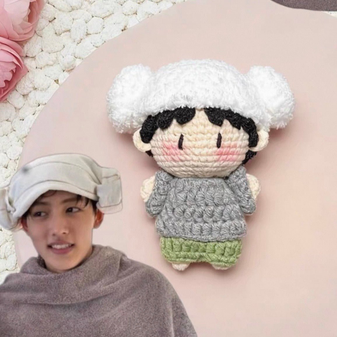 Cortis - Cortis Member Handmade Crochet Doll,Kpop Chibi Amigurumi Doll Keychain Gift,C016 Seonghyeon