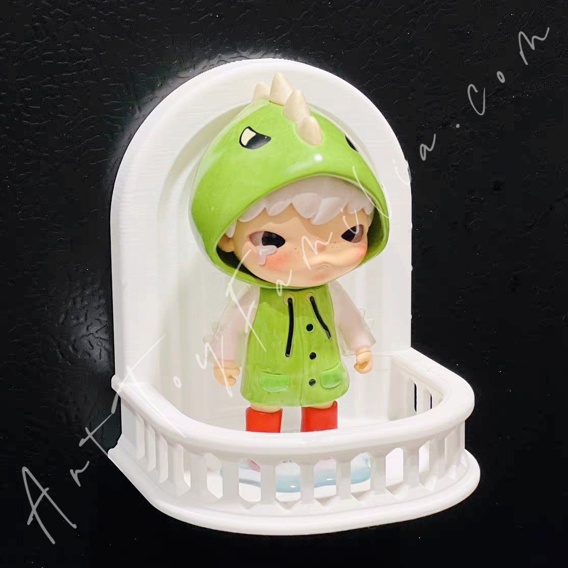Art Toy Familia - Doll Balcony Fridge Magnet Blindbox Display - 144 Fridge Magnet Only No Doll Marble Ver.