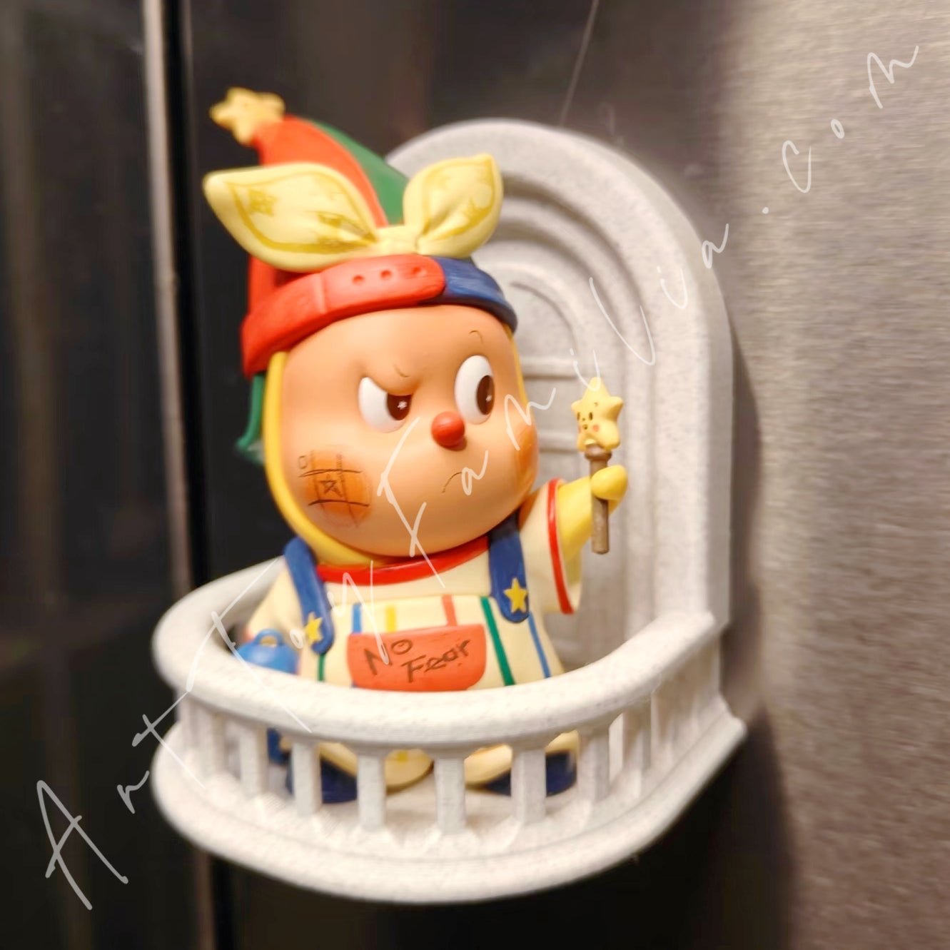 Art Toy Familia - Doll Balcony Fridge Magnet Blindbox Display - 144 Fridge Magnet Only No Doll Marble Ver.