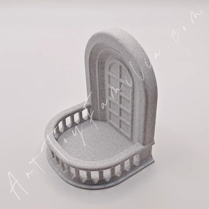 Art Toy Familia - Doll Balcony Fridge Magnet Blindbox Display - 144 Fridge Magnet Only No Doll Marble Ver.