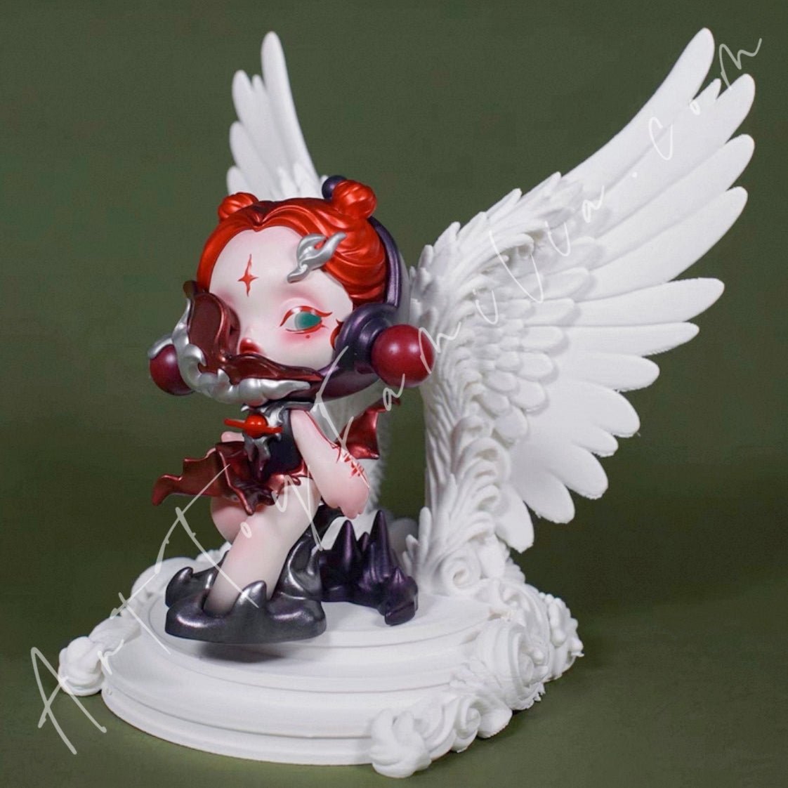Art Toy Familia - Doll Cloth Angel Wings Scene Prop - 119 White Ver. Cloth Only No Doll