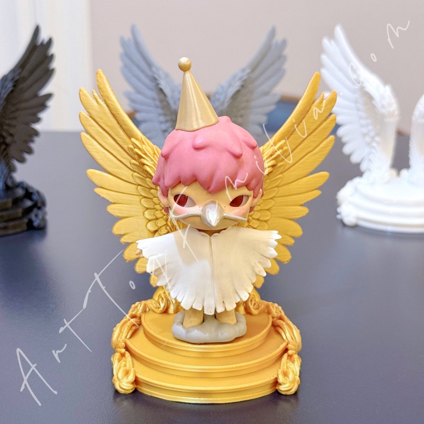 Art Toy Familia - Doll Cloth Angel Wings Scene Prop - 119 White Ver. Cloth Only No Doll