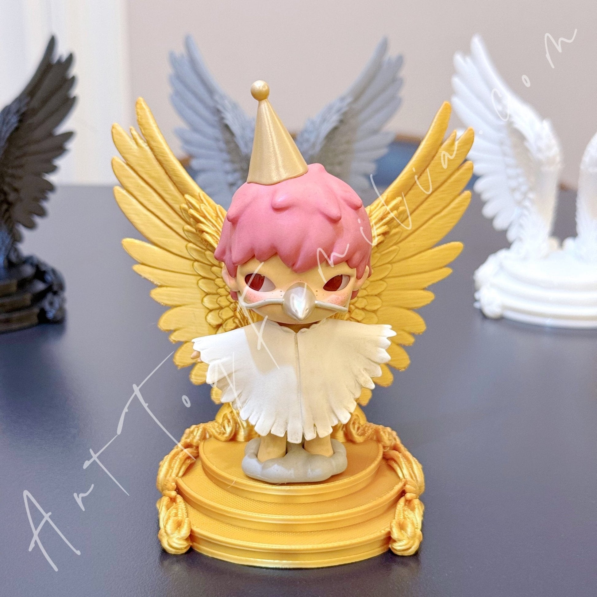 Art Toy Familia - Doll Cloth Angel Wings Scene Prop - 119 White Ver. Cloth Only No Doll