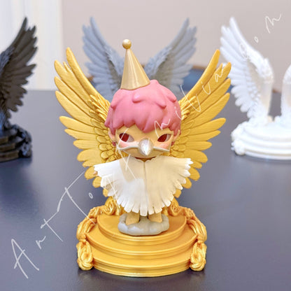 Art Toy Familia - Doll Cloth Angel Wings Scene Prop - 119 White Ver. Cloth Only No Doll