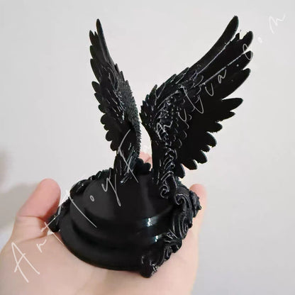 Art Toy Familia - Doll Cloth Angel Wings Scene Prop - 119 Black Ver. Cloth Only No Doll