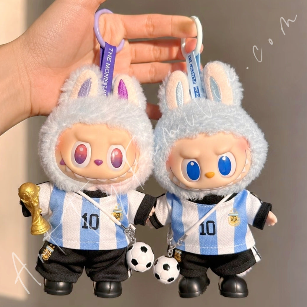 Doll Cloth Football Festival Set For Labubu