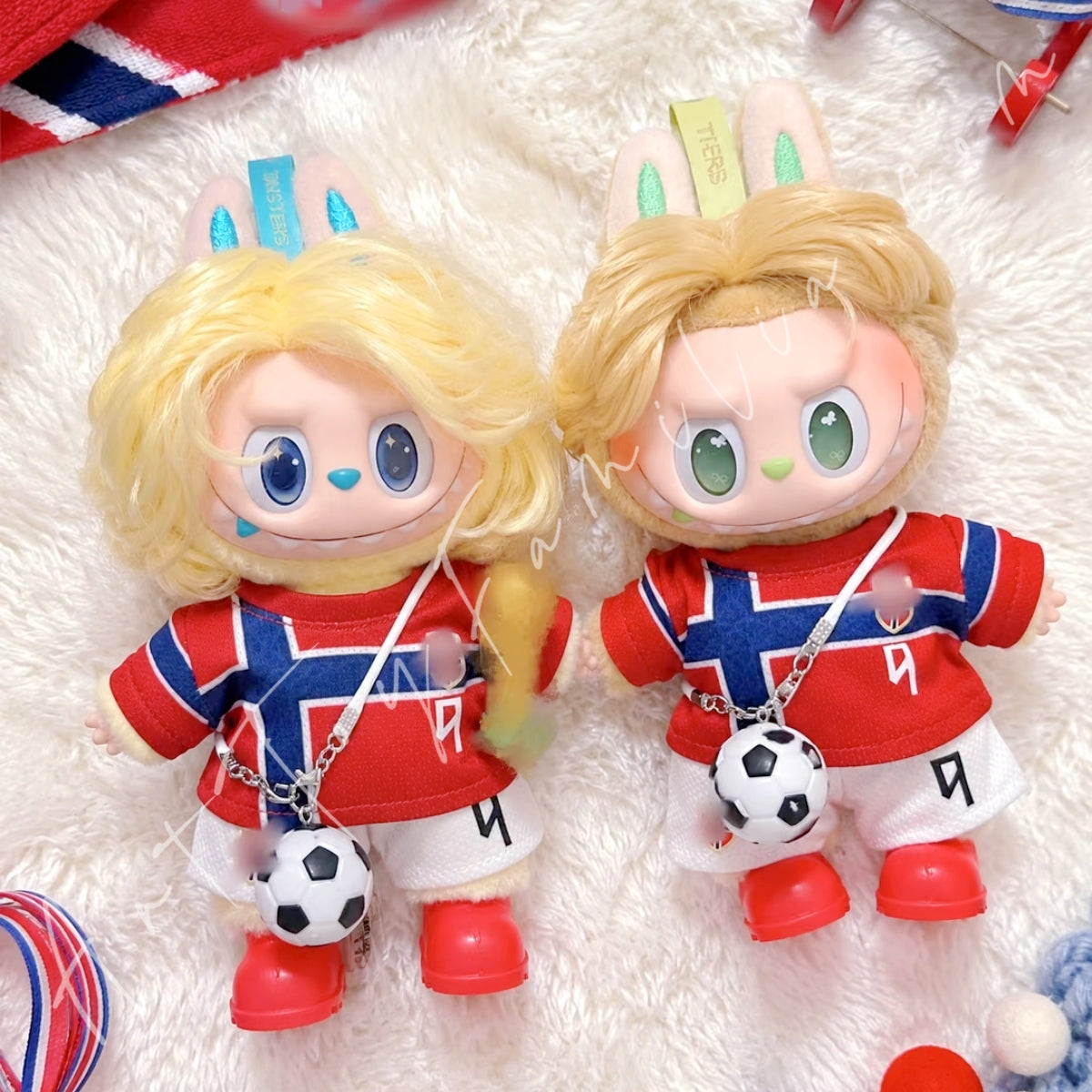 Doll Cloth Football Festival Set For Labubu