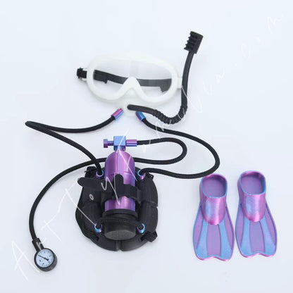 Art Toy Familia - Doll Cloth Professional Diving Set For Labubu - 168 Cloth Only No Doll Purple Ver.