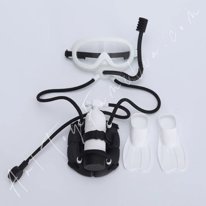 Art Toy Familia - Doll Cloth Professional Diving Set For Labubu - 168 Cloth Only No Doll White Ver.