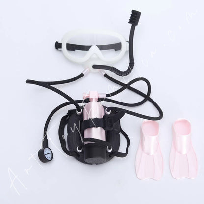 Art Toy Familia - Doll Cloth Professional Diving Set For Labubu - 168 Cloth Only No Doll Silk Pink Ver.