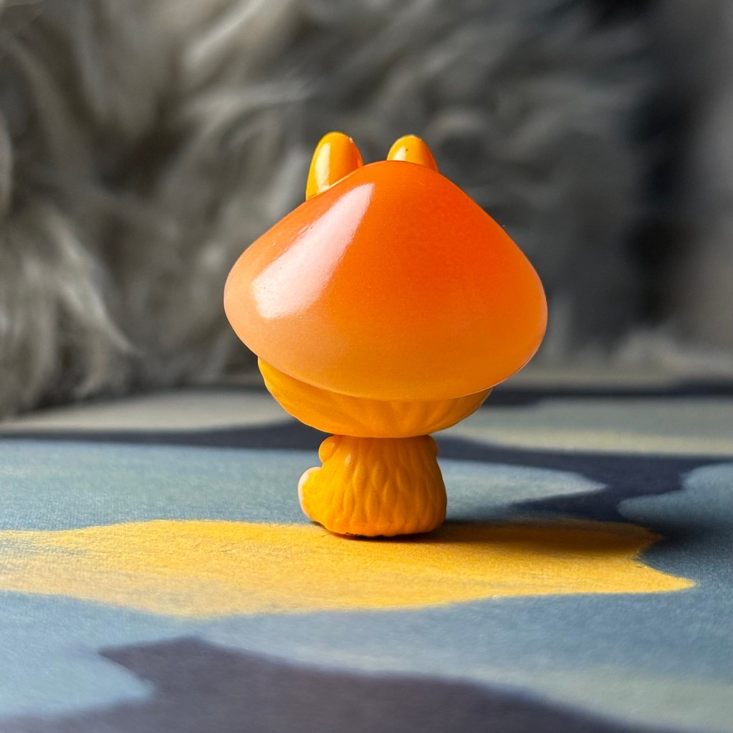 Pop Bean Mushroom Elf Series - Labubu Orange Cap Mushroom