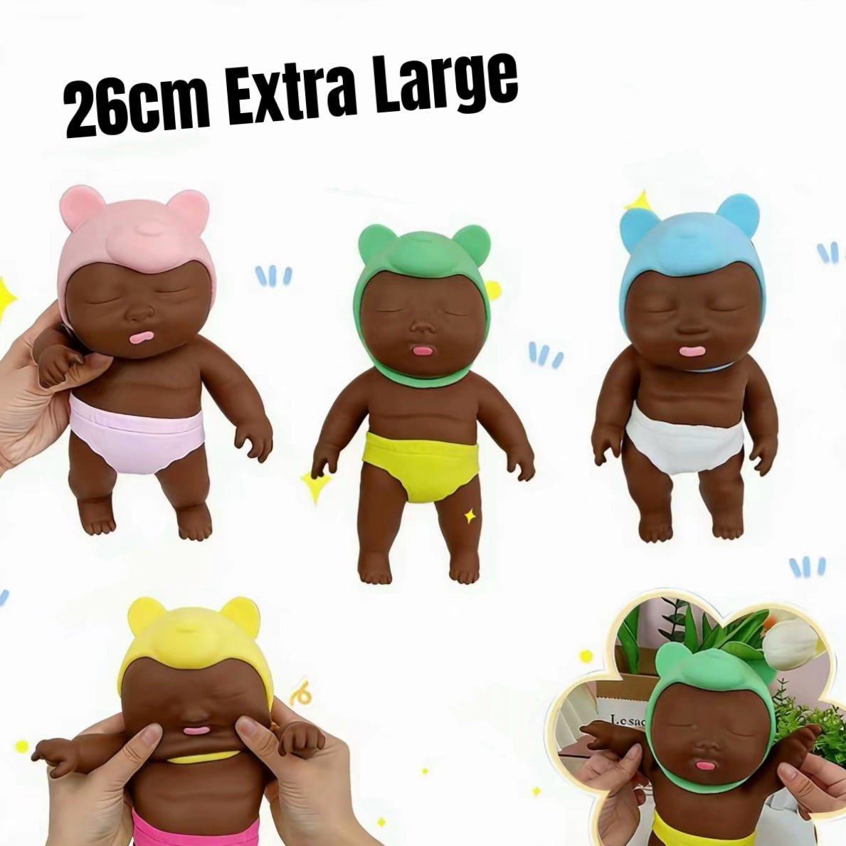 [Extra Large] Natasha Baby Stress Relief Toy 26cm