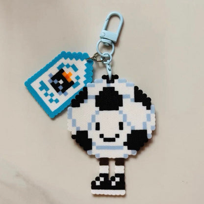 [Finished Piece] Jellycat Perler Bead Keychain - Completed Charm, Random Chain, Perfect for Gifting