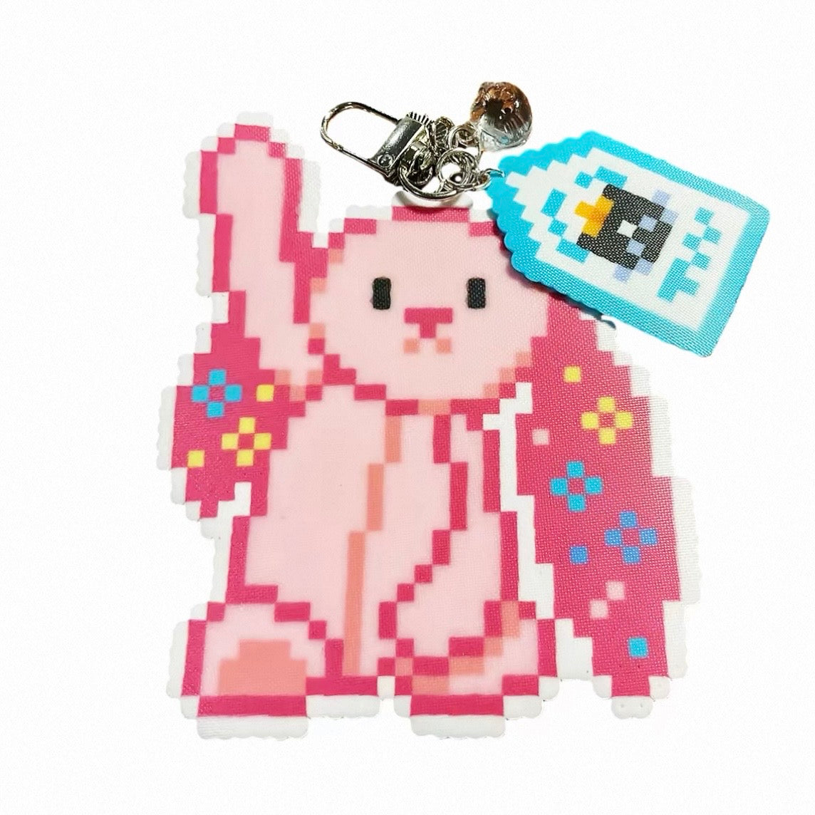[Finished Piece] Jellycat Perler Bead Keychain - Completed Charm, Random Chain, Perfect for Gifting