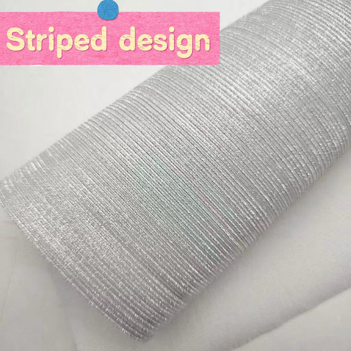 Art Toy Familia - Cinderella Ironing Fabric for Perler Beads – Fine Sparkle, Velvet Touch, Striped Wavy Diamond Pattern - B003 Small (3 sheets, 1 each style)