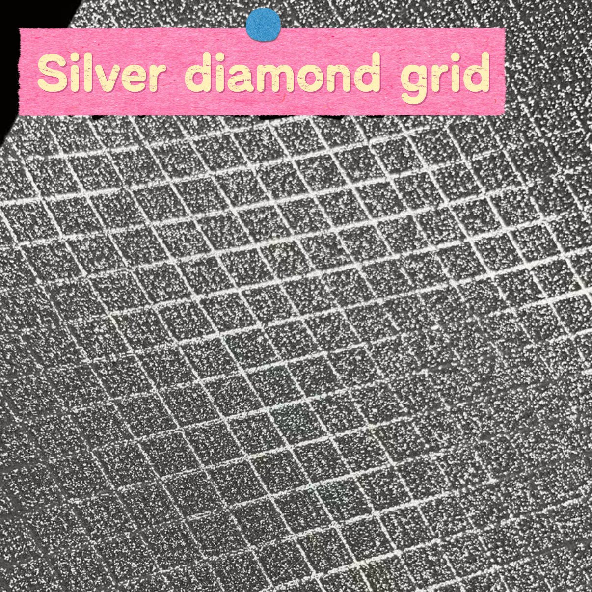 Art Toy Familia - Cinderella Ironing Fabric for Perler Beads – Fine Sparkle, Velvet Touch, Striped Wavy Diamond Pattern - B003 Small (3 sheets, 1 each style)