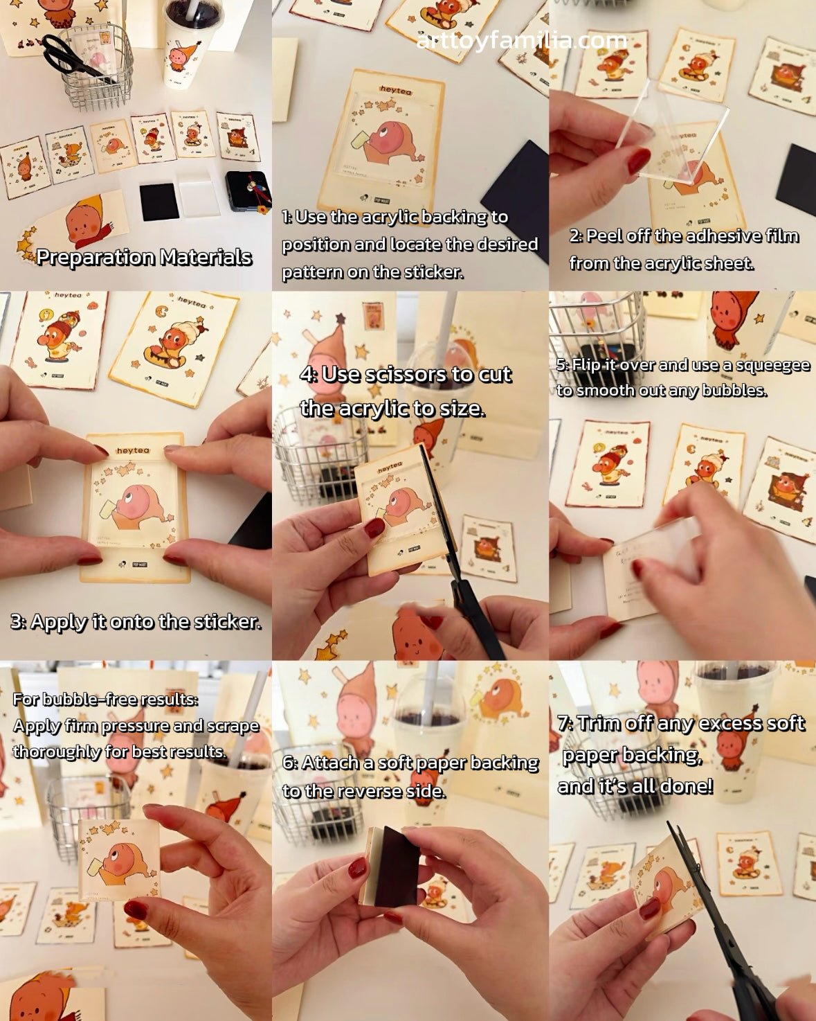 Art Toy Familia - Creator Blindbox DIY Fridge Magnet Kit - 143 1 Kits Kit Only Not Blindbox Card