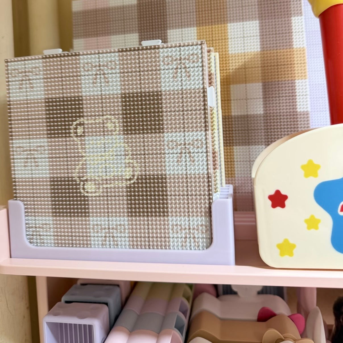 5-Layer Pastel Storage Box for 52-Peg Perler Bead Boards