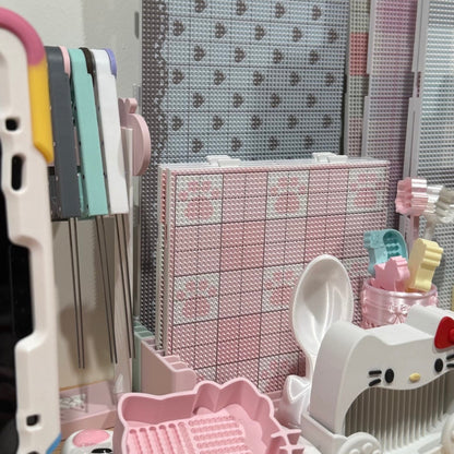 5-Layer Pastel Storage Box for 52-Peg Perler Bead Boards