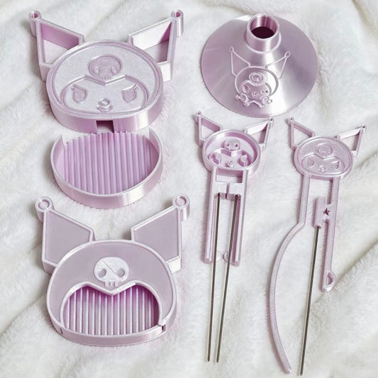 Kuromi Perler Bead Tool Kit – 5-Piece 3D Printed Set