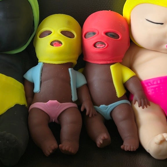[Little Bandit] Natasha Baby Doll Squeeze Toy – Prank & Gag Toy