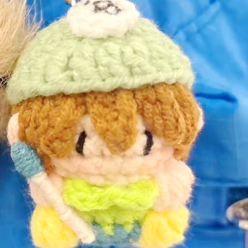 Art Toy Familia - Cortis Martin Seonghyeon Keonho Juhoon James Inspired Handmade Crochet Doll, Kpop Chibi Amigurumi Doll Keychain Gift, C008 Green Juhoon
