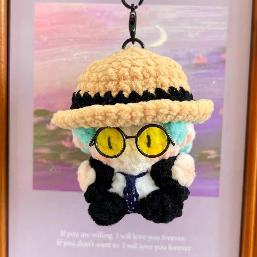 Art Toy Familia - Bigbang G - Dragon Crochet Doll Keychain, Kpop Handmade Chibi Amigurumi Doll Gift, C010 Gentleman
