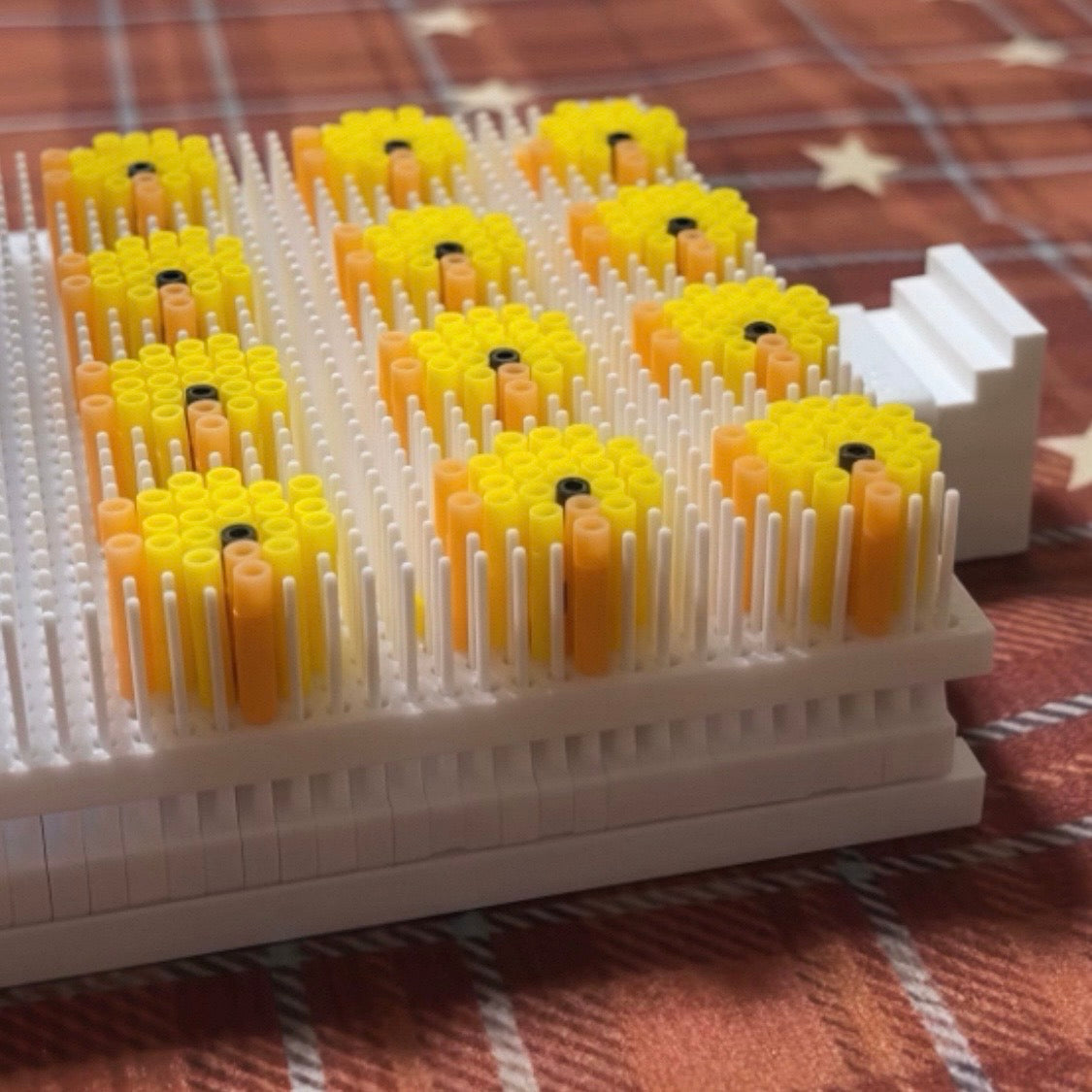 Multi-Layer Mass-Producible Perler Bead Board for 2.6mm beads- 5 Layers Vertical