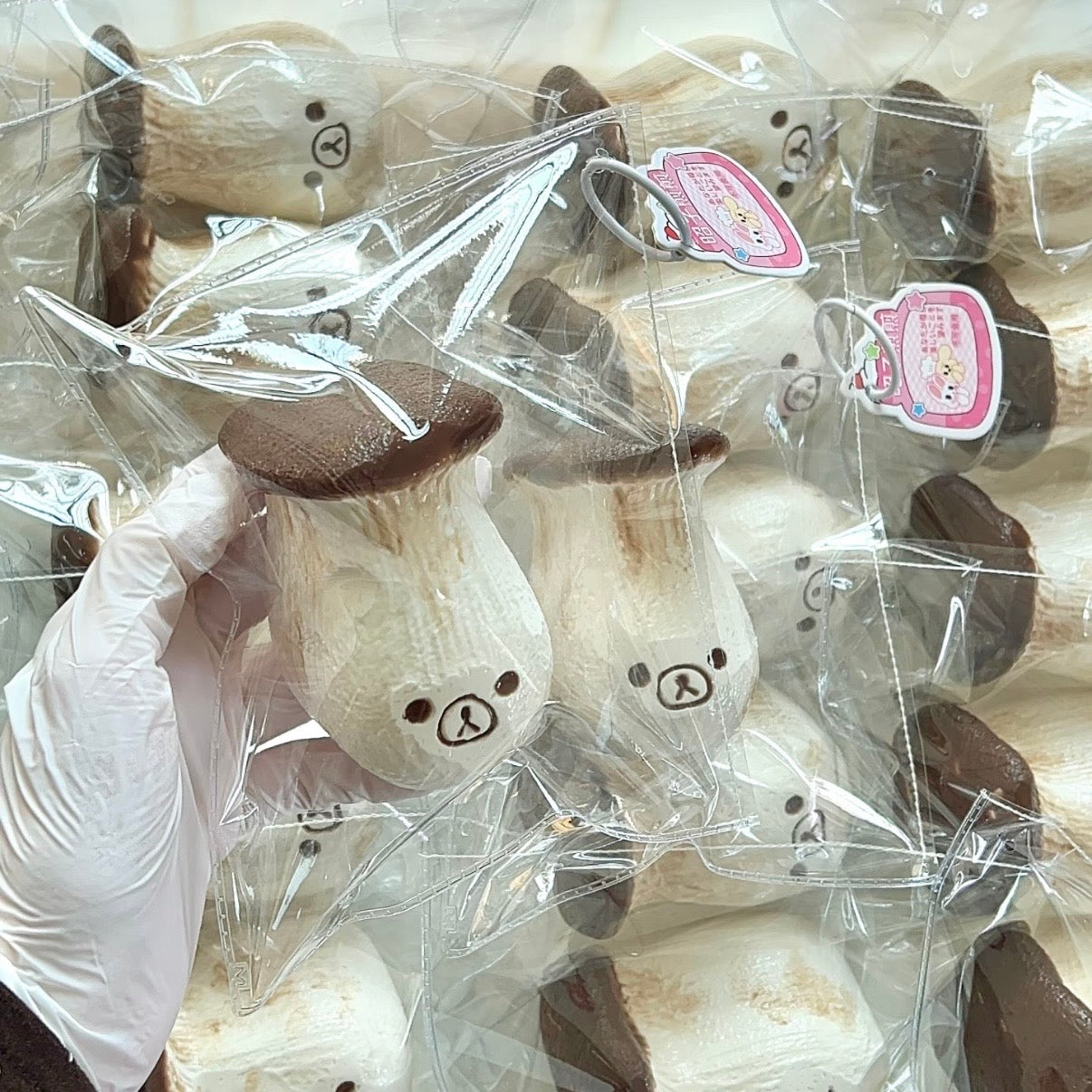 Mushroom Bear Taba Squishy - Buttery Soft 195g