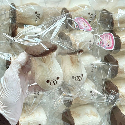 Mushroom Bear Taba Squishy - Buttery Soft 195g