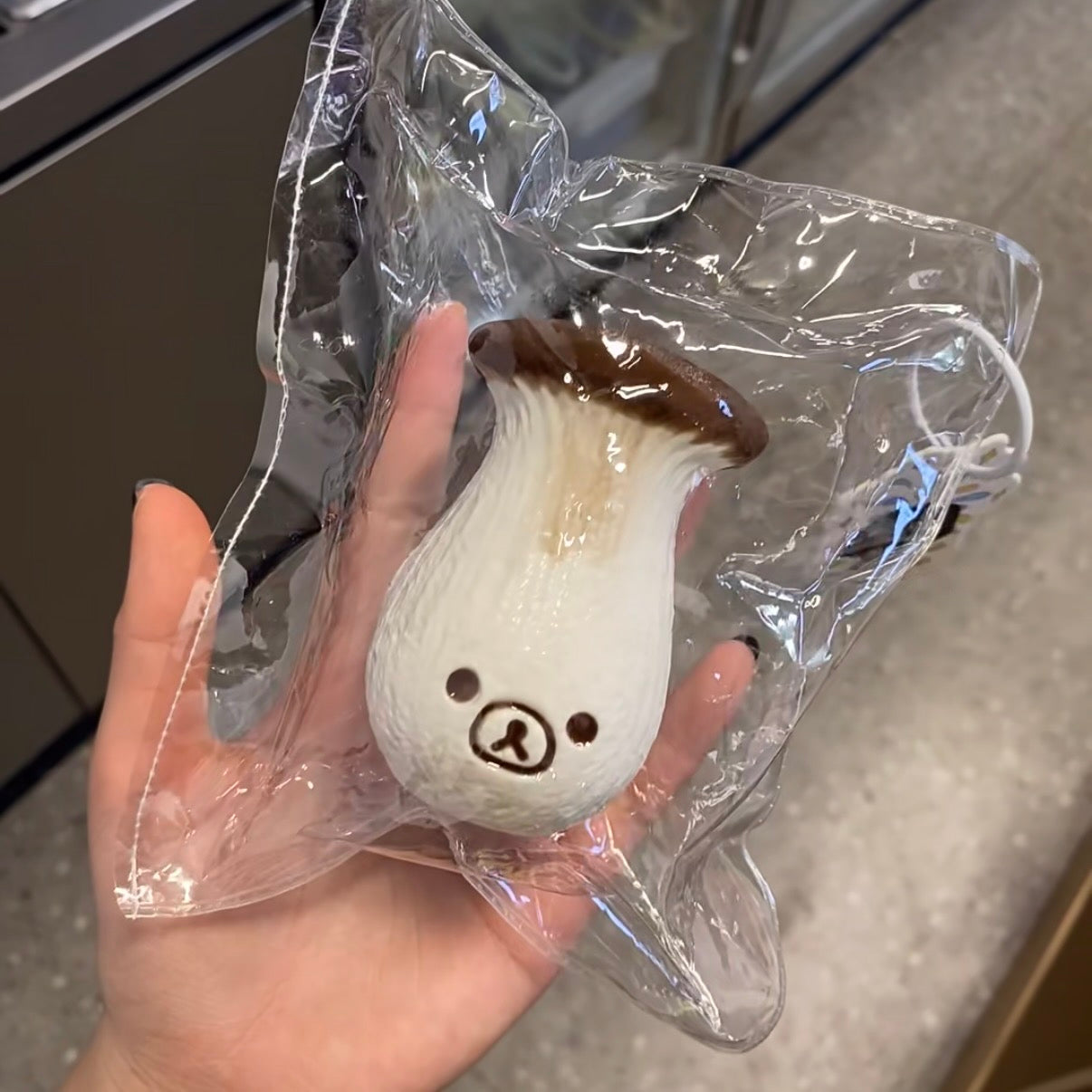 Mushroom Bear Taba Squishy - Buttery Soft 195g